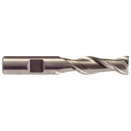 Hertel GG07005619 Square End Mill 7/8'' Dia, 1-7/8'' LOC, 7/8'' Shank Dia, 4-1/8'' OAL, 2 Flutes, High Speed Steel