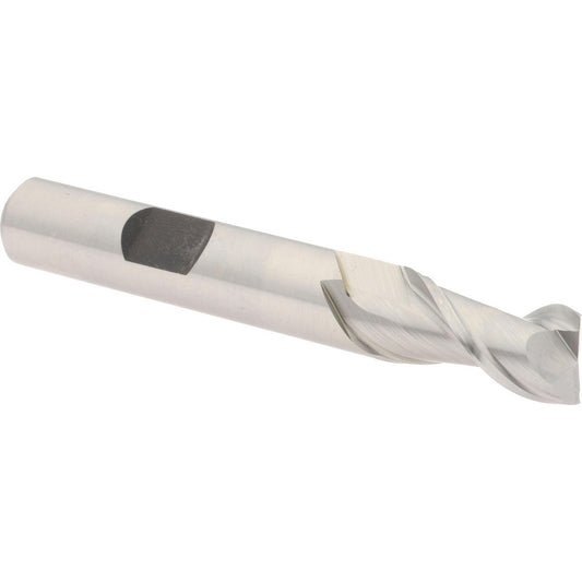 Hertel E107002401 Square End Mill 3/8" Dia, 3/4" LOC, 2 Flutes, High Speed Steel
