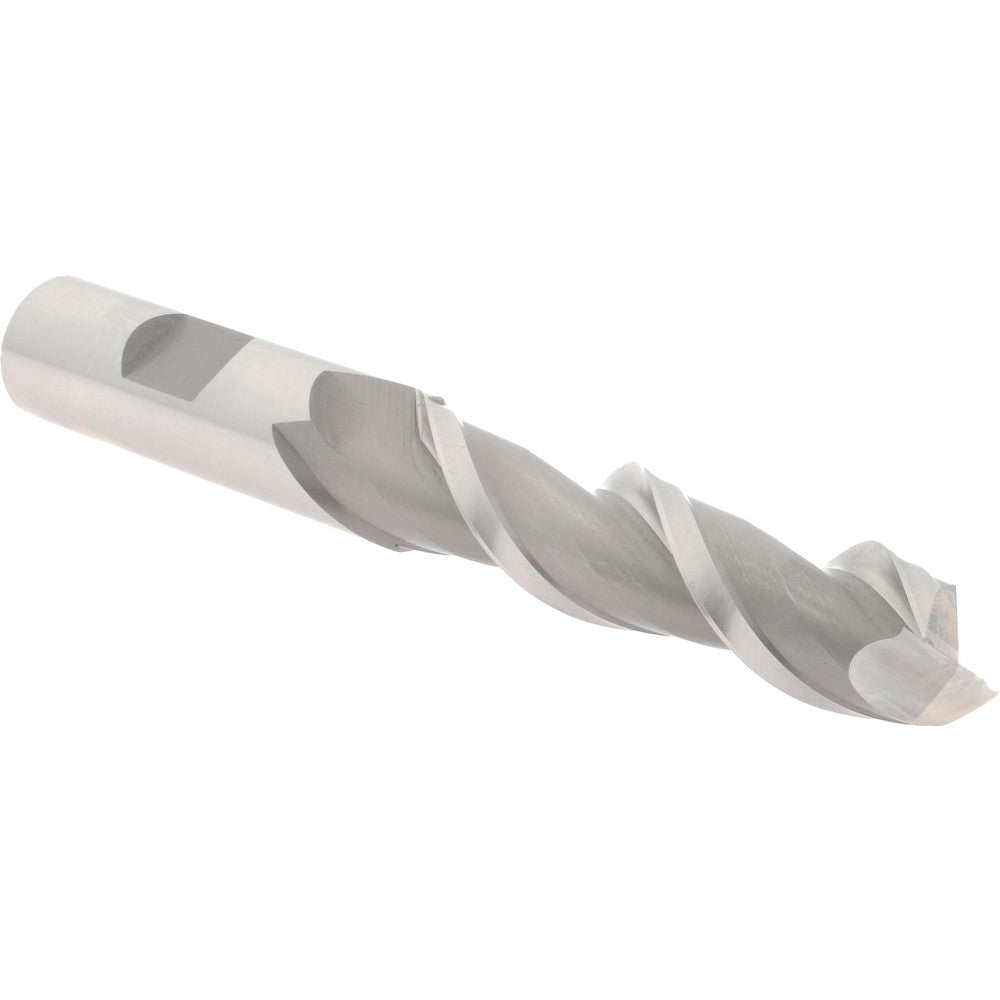 Hertel E107104001 Square End Mill 5/8" Dia, 2-1/2" LOC, 2 Flutes, High Speed Steel