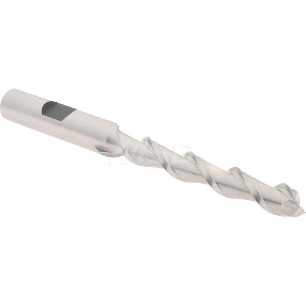 Hertel E107202001 Square End Mill 5/16" Dia, 2" LOC, 2 Flutes, High Speed Steel