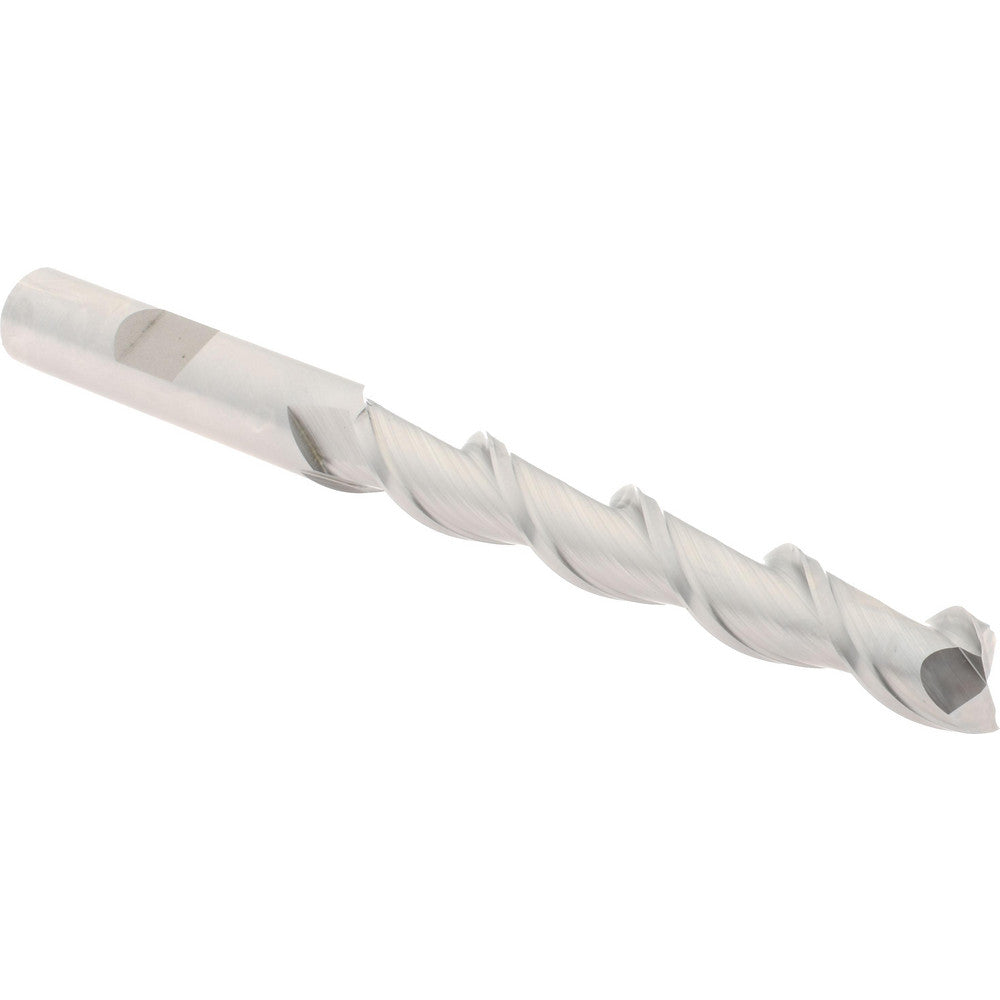 Hertel E107202401 Square End Mill 3/8" Dia, 2-1/2" LOC, 2 Flutes, High Speed Steel