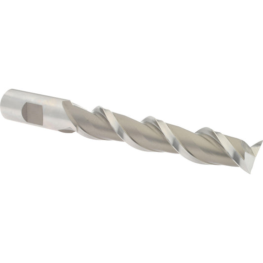 Hertel E107204801 Square End Mill 3/4'' Dia, 4'' LOC, 3/4'' Shank Dia, 6-1/4'' OAL, 2 Flutes, High Speed Steel