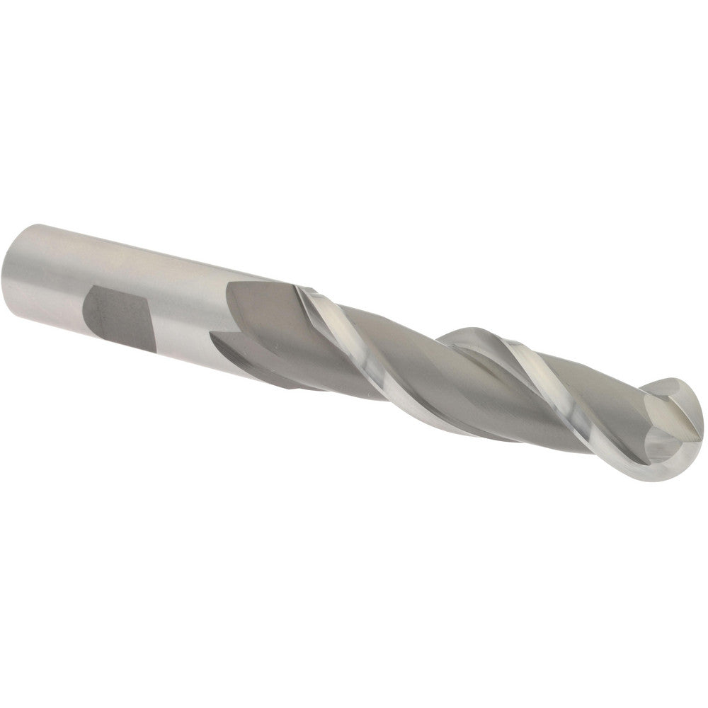 Hertel E111104003 Ball End Mill 0.625" Dia, 2.5" LOC, 2 Flute, High Speed Steel