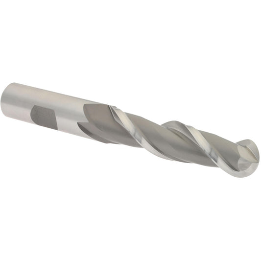 Hertel E111104003 Ball End Mill 0.625" Dia, 2.5" LOC, 2 Flute, High Speed Steel