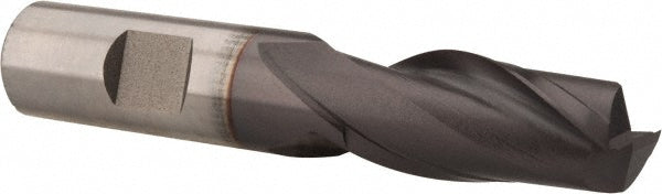 Hertel E7030040 Square End Mill 5/8'' Dia, 1-5/16'' LOC, 5/8'' Shank Dia, 3-7/16'' OAL, 2 Flutes, Cobalt