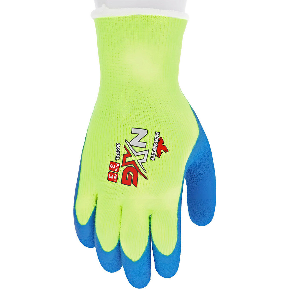 MCR Safety 9690YXL Work Gloves Flex Therm™ 9690Y, Size X-Large, Latex-Coated Acrylic, General Purpose