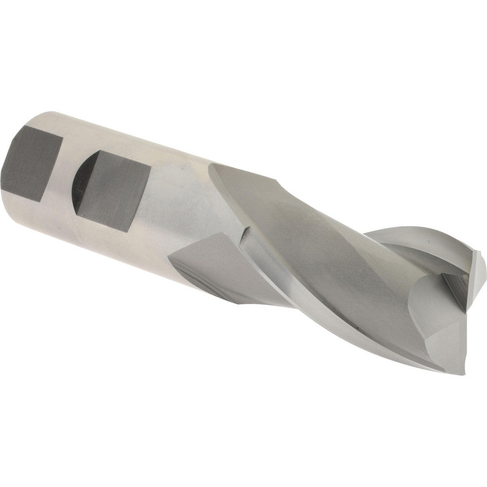 Hertel E2030064 Square End Mill 1'' Dia, 1-5/8'' LOC, 1'' Shank Dia, 4-1/8'' OAL, 2 Flutes, Cobalt
