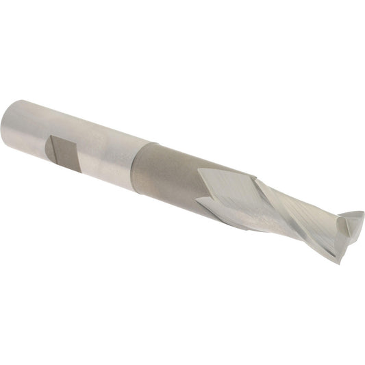 Hertel E1033032 Square End Mill 1/2'' Dia, 1'' LOC, 1/2'' Shank Dia, 4'' OAL, 2 Flutes, High Speed Steel