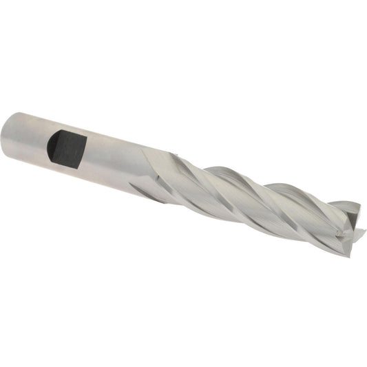 Hertel E2040032 Square End Mill 1/2'' Dia, 2'' LOC, 1/2'' Shank Dia, 4'' OAL, 4 Flutes, Cobalt