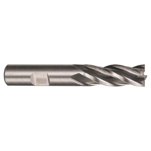 Hertel E299921163 Square End Mill 21/64" Dia, 3/4" LOC, 4 Flutes, Cobalt