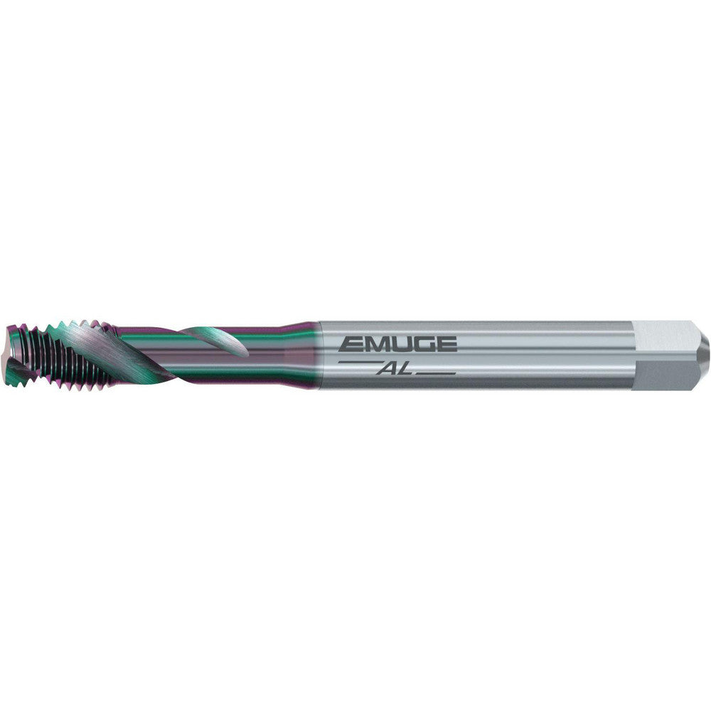 Emuge BU513G10.5611 #4-40 UNC, 2 Flute, 45&deg Helix, Plug Chamfer, GLT-8 Finish, High Speed Steel Spiral Flute STI Tap