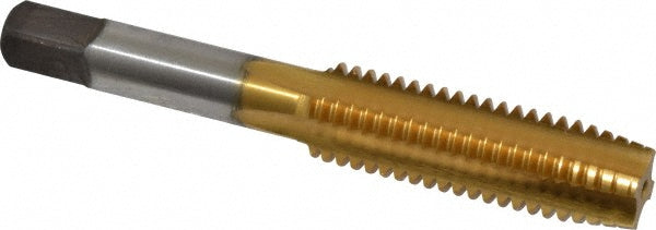 Cleveland C55132 1/2-13 Plug RH 3B H3 TiN High Speed Steel 4-Flute Straight Flute Hand Tap