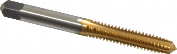 Cleveland C55116 1/4-20 Plug RH 3B H3 TiN High Speed Steel 4-Flute Straight Flute Hand Tap