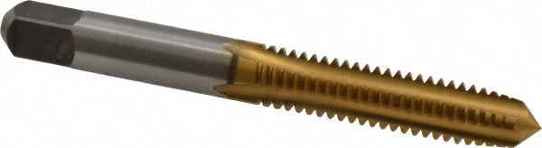 Cleveland C55120 5/16-18 Plug RH 3B H3 TiN High Speed Steel 4-Flute Straight Flute Hand Tap