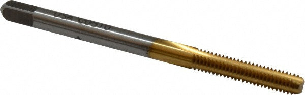 Cleveland C55202 #6-40 Bottoming RH 2B/3B H2 TiN High Speed Steel 3-Flute Straight Flute Hand Tap