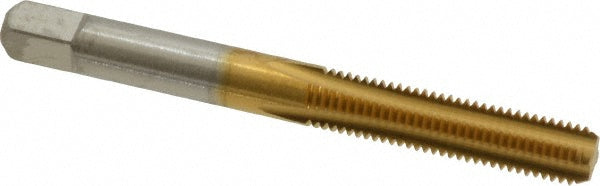 Cleveland C55218 1/4-28 Bottoming RH 3B H3 TiN High Speed Steel 4-Flute Straight Flute Hand Tap