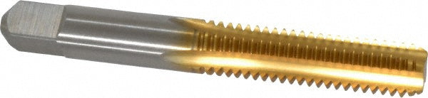 Cleveland C55224 3/8-16 Bottoming RH 3B H3 TiN High Speed Steel 4-Flute Straight Flute Hand Tap