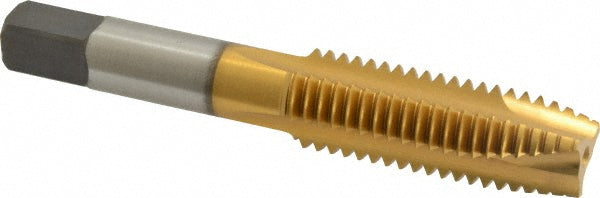 Cleveland C55336 Spiral Point Tap 5/8-11, UNC, 3 Flutes, Plug, 3B, High Speed Steel, TiN Finish