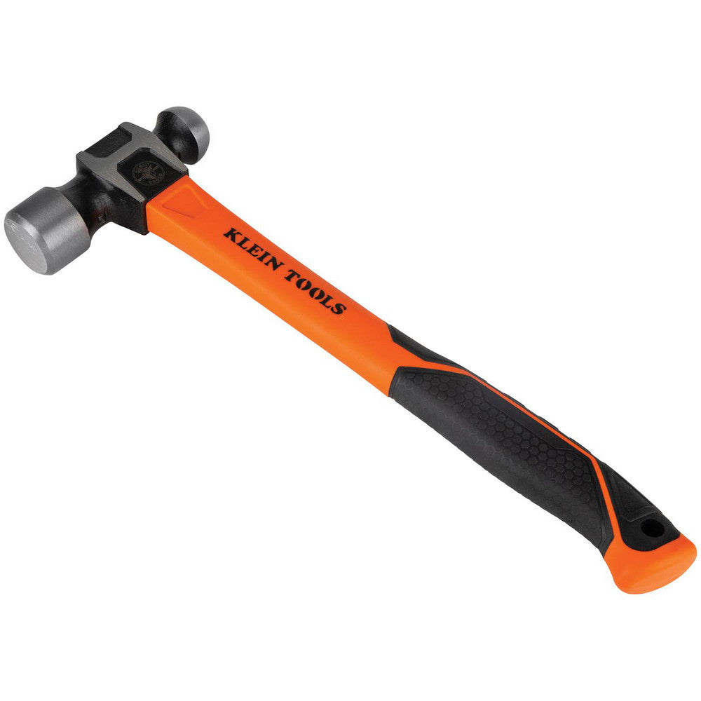 Klein Tools H80332 Ball Pein & Cross Pein Hammers Hammer Type Ball Pein Dead Blow  Head Weight (oz.) 32.00  Handle Material Fiberglass  Head Material Forged Steel  Handle Length (Inch) 12.9000  Overall Length (Decimal Inch) 14.9000