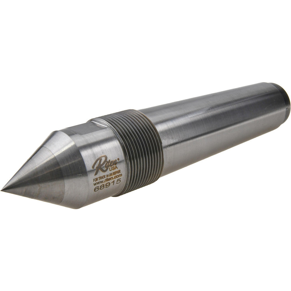 Riten 68915 1-3/4" Head Dia, Carbide-Tipped Steel Standard Point Solid Dead Center
