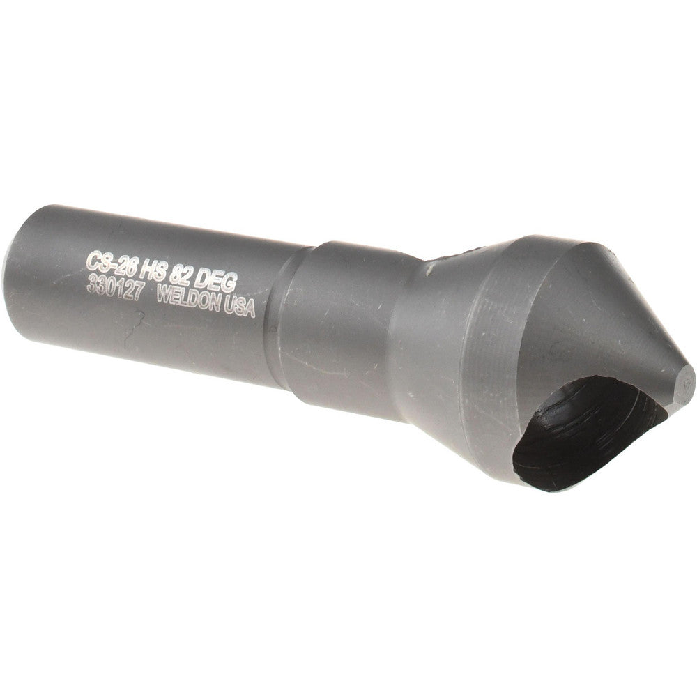 Weldon Tool 98824-94-W Countersink 13/16" Head Dia, 82.00 deg Included Angle, 0 Flute, High-Speed Steel, Right Hand Cut