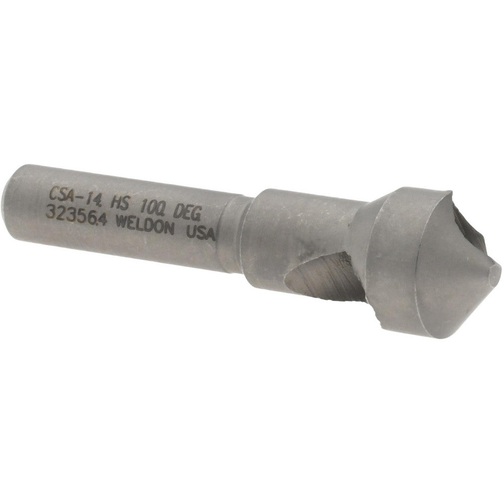 Weldon Tool 98120-94-W Countersink 7/16" Head Dia, 100.00 deg Included Angle, 0 Flute, High-Speed Steel, Right Hand Cut