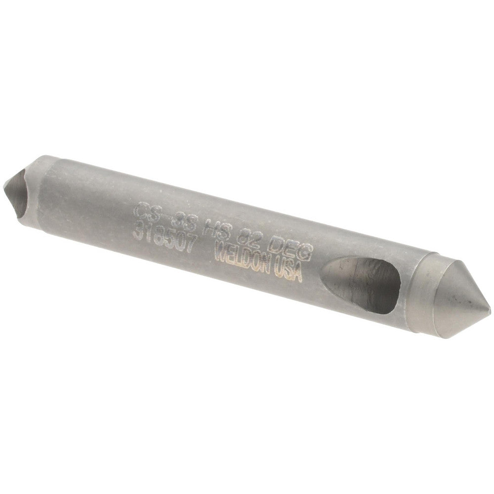 Weldon Tool 98810-94-W Countersink 15/64" Head Dia, 82.00 deg Included Angle, 0 Flute, High-Speed Steel, Right Hand Cut