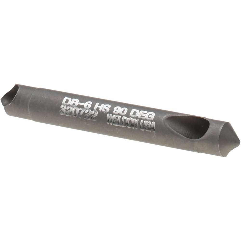 Weldon Tool 98912-94-W Countersink 11/64" Head Dia, 90.00 deg Included Angle, 0 Flute, High-Speed Steel, Right Hand Cut