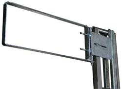 FabEnCo A71-21 Galvanized Carbon Steel Self Closing Rail Safety Gate