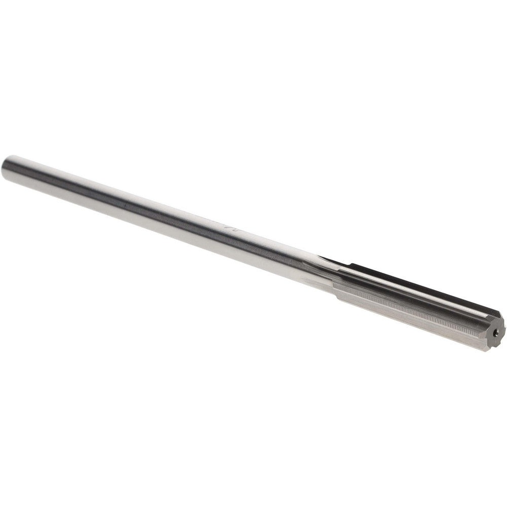 Yankee Corp. 433-0.3740 Chucking Reamer 9.50 mm Dia, 7" OAL, 1-3/4" Flute Length, Straight Flute, Straight-Cylindrical Shank, HSS