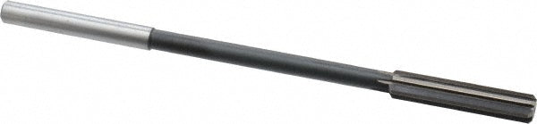 Value Collection 144429603760000 Chucking Reamer 0.3760" Dia, 7" OAL, 1-3/4" Flute Length, Straight Flute, Straight-Cylindrical Shank, HSS
