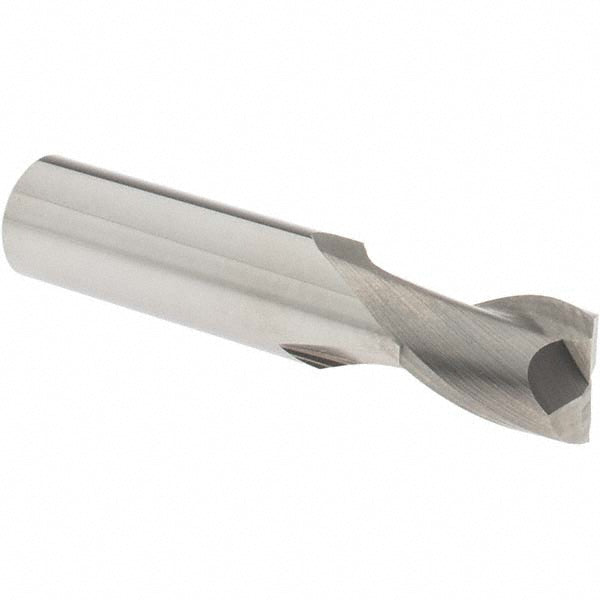 OSG 412-5000 Square End Mill 1/2'' Dia, 5/8'' LOC, 1/2'' Shank Dia, 2-1/2'' OAL, 2 Flutes, Solid Carbide