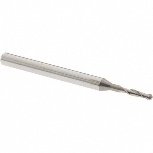 OSG 402-0625-BN Ball End Mill 0.0625" Dia, 0.1875" LOC, 2 Flute, Solid Carbide
