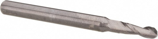 OSG 402-0938-BN Ball End Mill 0.0938" Dia, 0.3125" LOC, 2 Flute, Solid Carbide