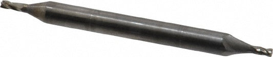 OSG 424-0469 Square End Mill  0.0469" Dia, 0.0938" LOC, 0.125" Shank Dia, 1.5" OAL, 4 Flutes, Solid Carbide