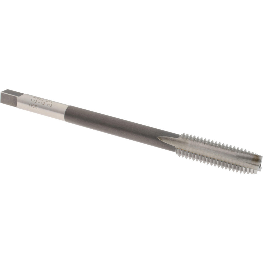 Hertel R837653 Extension Tap 1/2-13, 3 Flutes, H3, Bright/Uncoated, High Speed Steel, Spiral Point