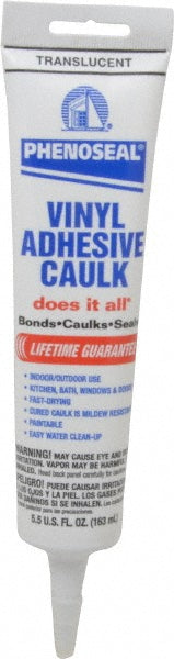DAP 7079807027 Caulk 5.5 oz Cartridge, Clear, Acrylic & Latex