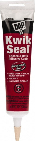 DAP 7079818013 Caulk 5.5 oz Tube, Off-White, Acrylic & Latex