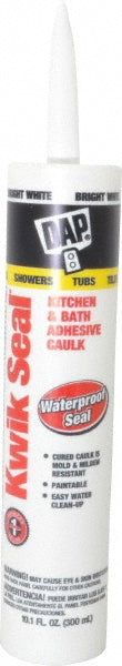 DAP 7079818032 Caulk 10.1 oz Cartridge, White, Acrylic & Latex