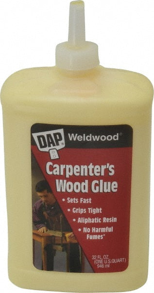 DAP 7079800492 Wood Glue 32 oz Bottle, Yellow