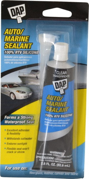 DAP 7079800756 Joint Sealant 2.8 oz Tube, Clear, RTV Silicone