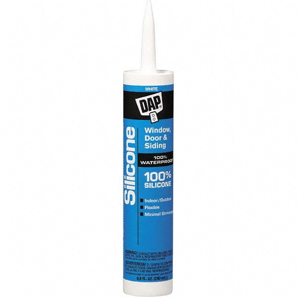 DAP 7079808646 Joint Sealant 10.1 oz Tube, White, RTV Silicone