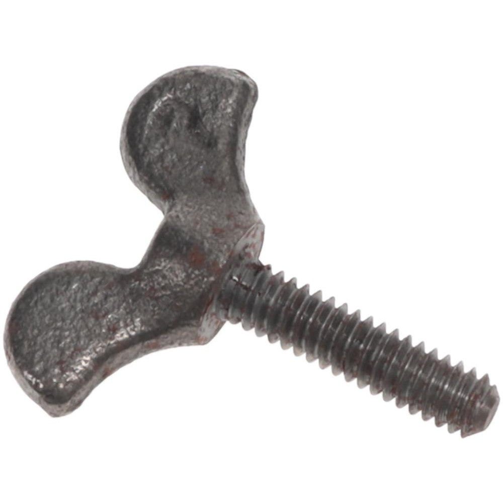 Value Collection 1-CDL-10-M7- 32510 Iron Thumb Screw 1/4-20, 1" Length Under Head, Winged Head
