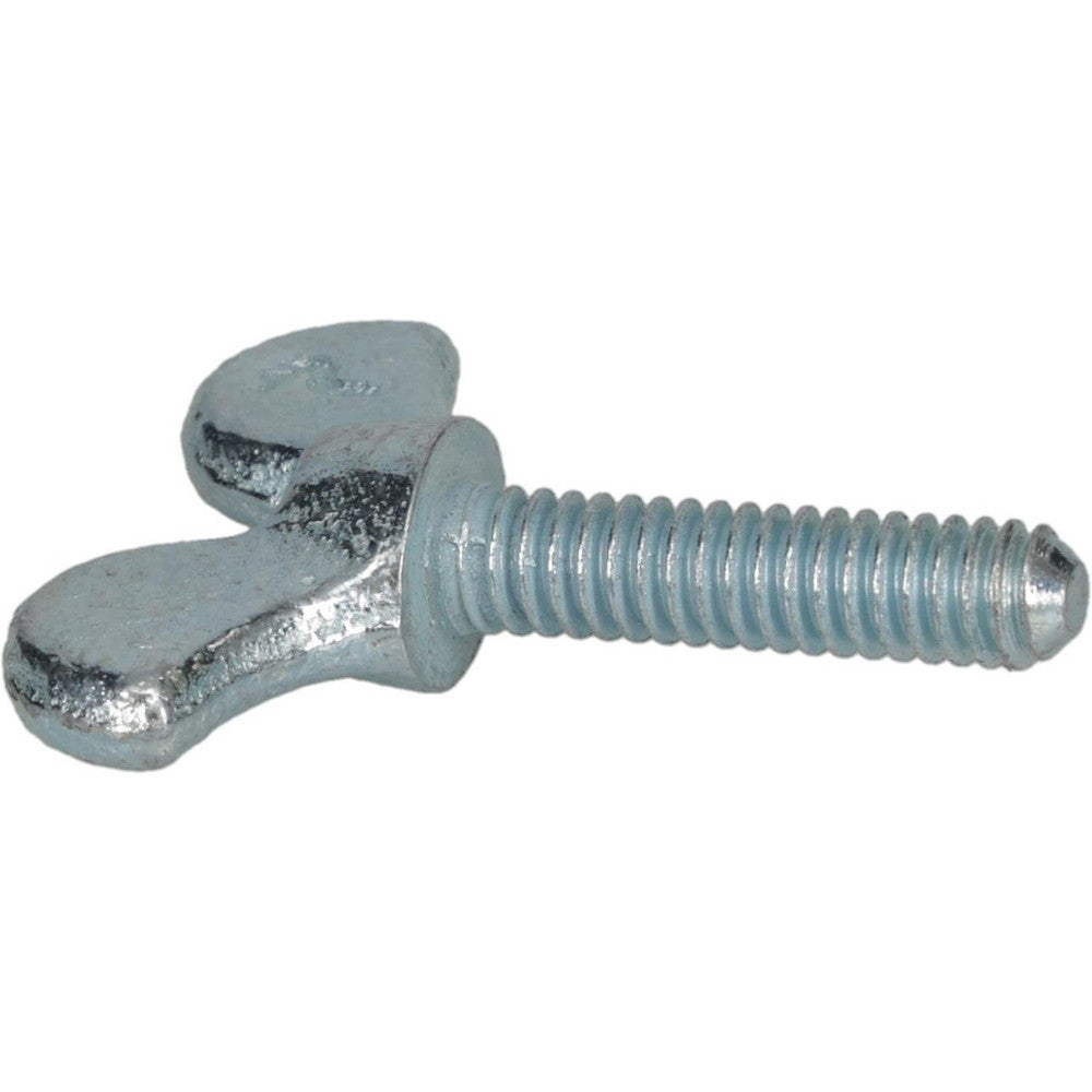 Value Collection 1-CDL-10-17- 32510 Iron Thumb Screw 1/4-20, 1" Length Under Head, Winged Head