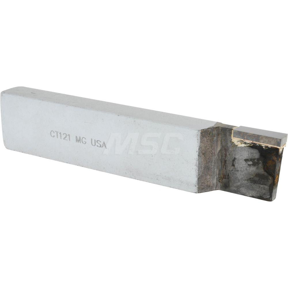 Accupro ACC-CT121 Single Point Tool Bit 1/2'' Shank Width, 1'' Shank Height, Solid Carbide Tipped, RH, CT, Cut-Off & Grooving