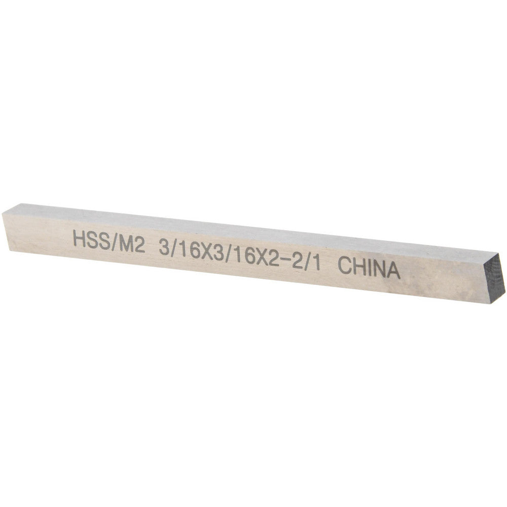 Value Collection 360-0021 Tool Bit Blank 3/16" Wide, 3/16" High, 2-1/2" OAL, M2 High Speed Steel, Square