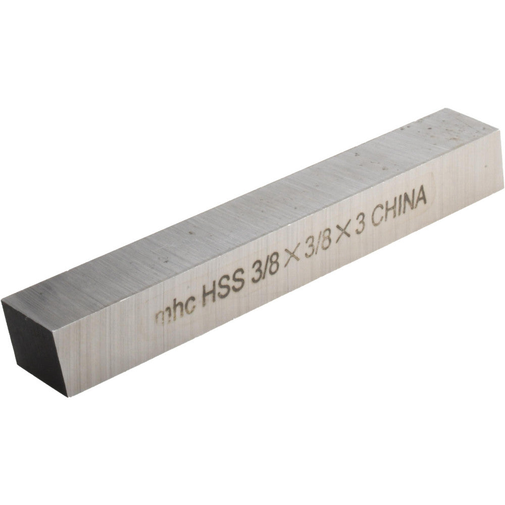 Value Collection 360-0067 Tool Bit Blank 3/8" Wide, 3/8" High, 3" OAL, M2 High Speed Steel, Square