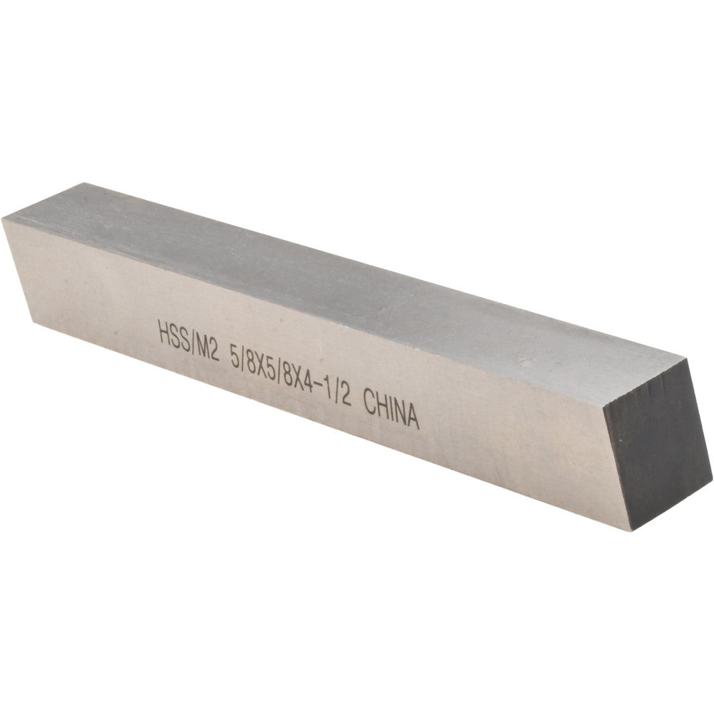 Value Collection 360-0128 Tool Bit Blank 5/8" Wide, 5/8" High, 4-1/2" OAL, M2 High Speed Steel, Square