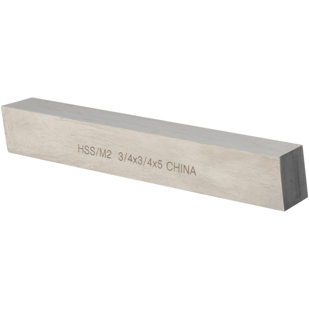 Value Collection 360-0148 Tool Bit Blank 3/4" Wide, 3/4" High, 5" OAL, M2 High Speed Steel, Square
