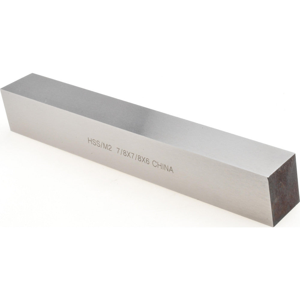 Value Collection 360-0165 Tool Bit Blank 7/8" Wide, 7/8" High, 6" OAL, M2 High Speed Steel, Square